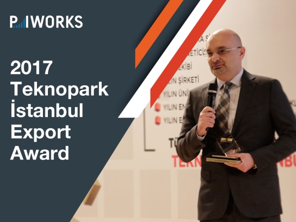 P.I. Works Wins Teknopark Istanbul "Technology Export Award"